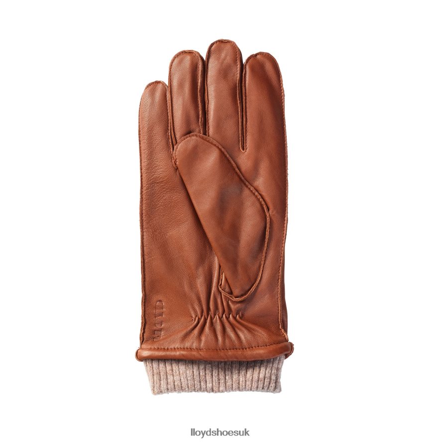 LLOYD Men leather GLOVES H4BXXT709 Accessories brown