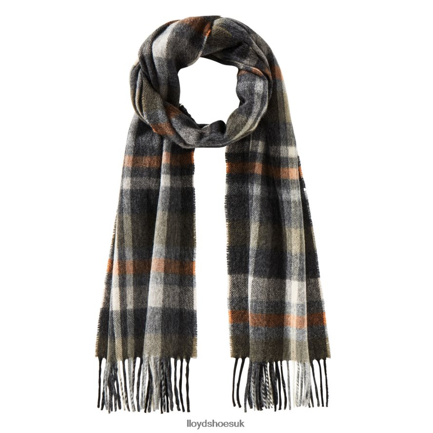 LLOYD Men WOOL/CASHMERE SCARF H4BXXT693 Accessories grey