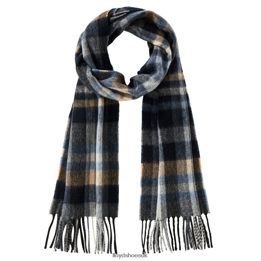 LLOYD Men WOOL/CASHMERE SCARF H4BXXT694 Accessories blue