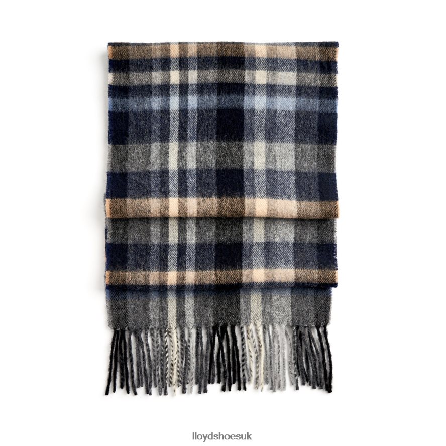 LLOYD Men WOOL/CASHMERE SCARF H4BXXT694 Accessories blue