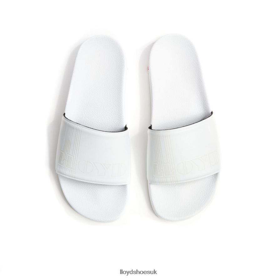 LLOYD Men BATH SLIDES H4BXXT716 Shoes white