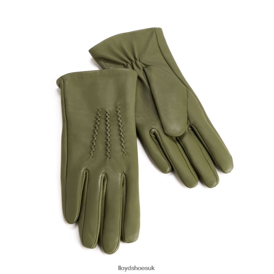 LLOYD Women leather GLOVES H4BXXT1312 Accessories green
