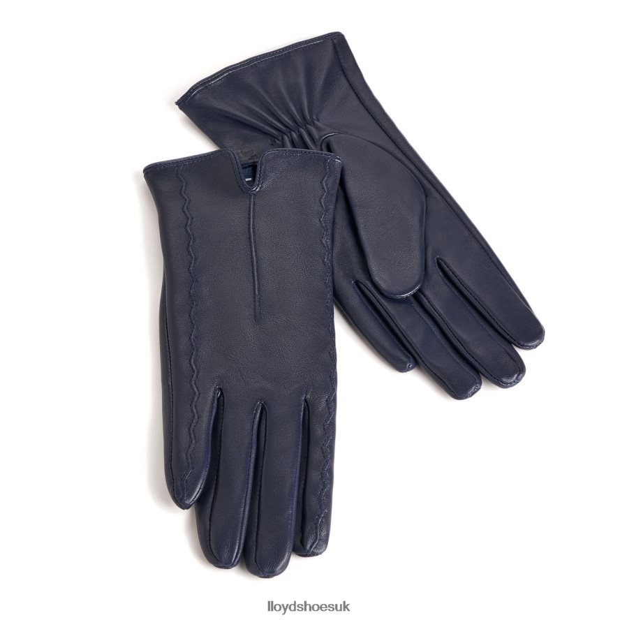 LLOYD Women smooth leather GLOVES H4BXXT1314 Accessories blue