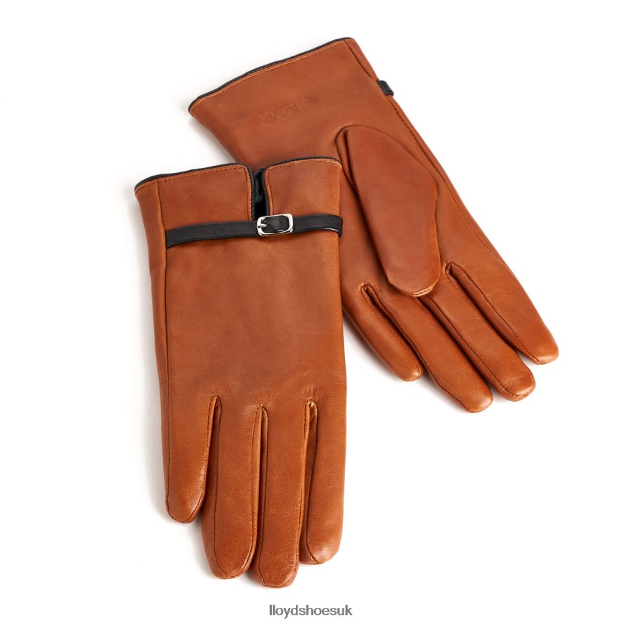 LLOYD Women wool-lined GLOVES H4BXXT1310 Accessories brown
