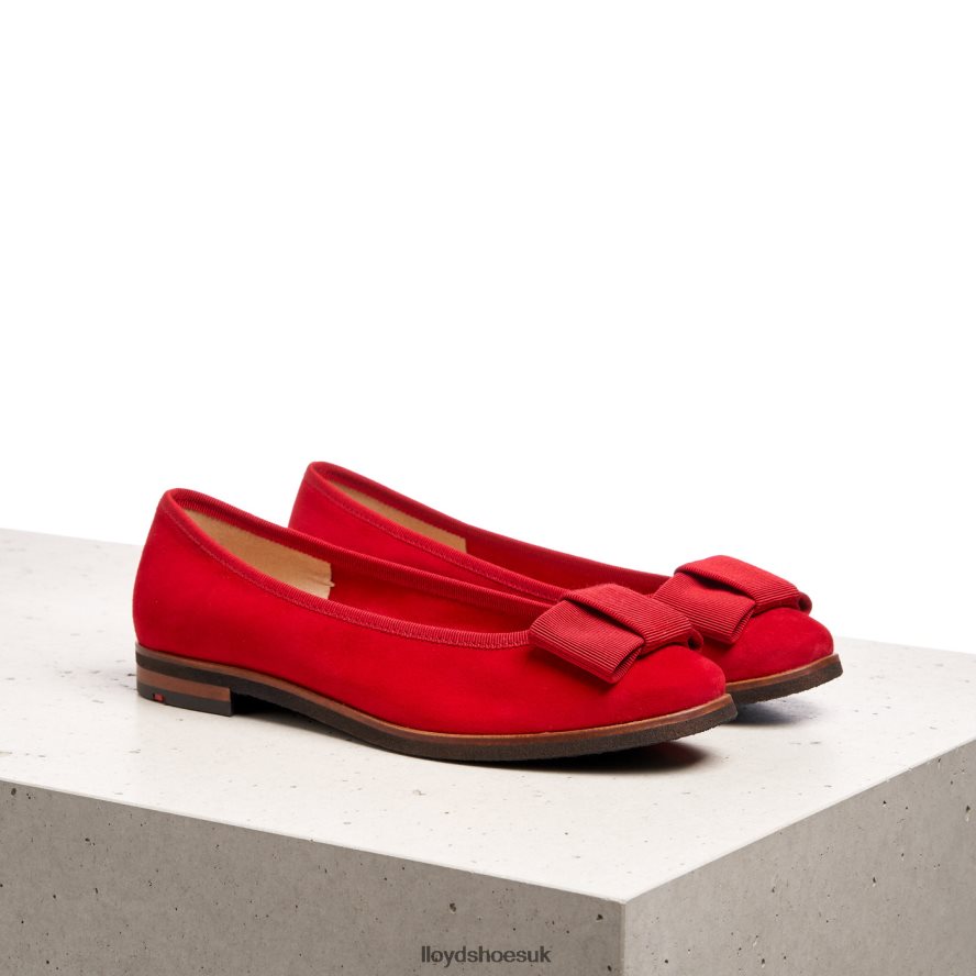 LLOYD Women LEATHER BALLERINA H4BXXT1175 Shoes red