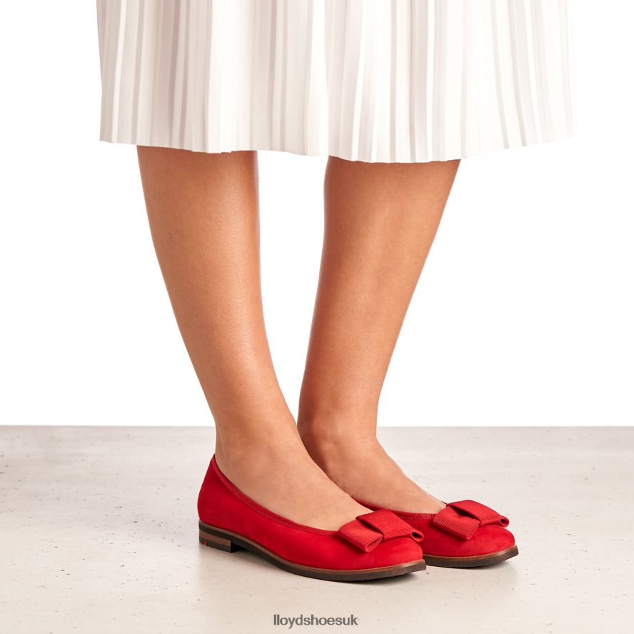 LLOYD Women LEATHER BALLERINA H4BXXT1175 Shoes red