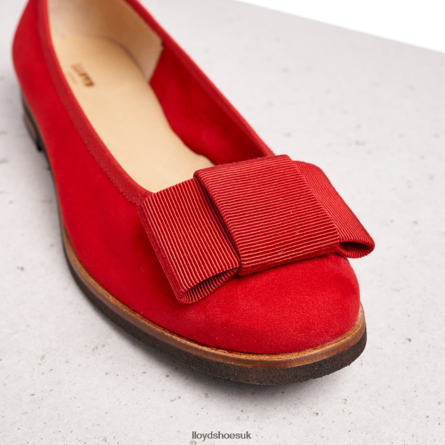 LLOYD Women LEATHER BALLERINA H4BXXT1175 Shoes red