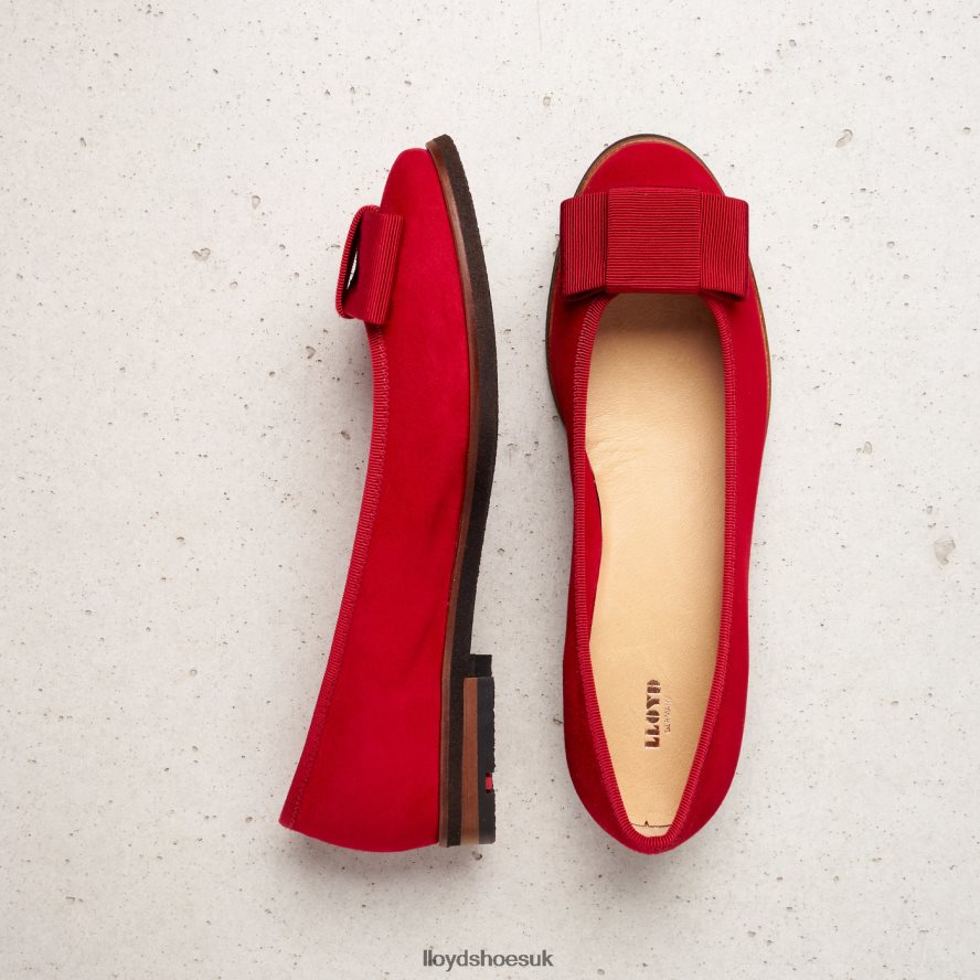 LLOYD Women LEATHER BALLERINA H4BXXT1175 Shoes red
