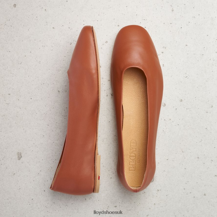 LLOYD Women LEATHER BALLERINA H4BXXT1256 Shoes brown