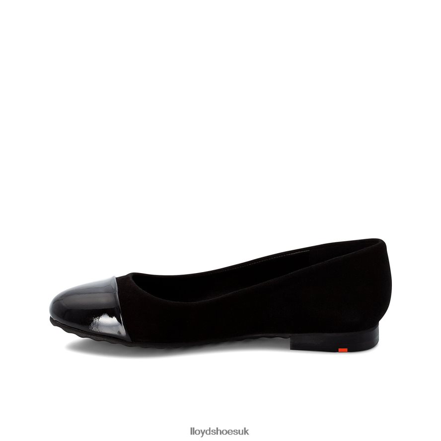LLOYD Women PATENT LEATHER BALLERINA H4BXXT1171 Shoes black