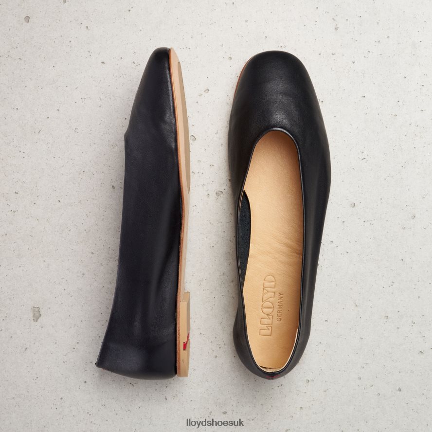 LLOYD Women SMOOTH LEATHER BALLERINA H4BXXT1257 Shoes black