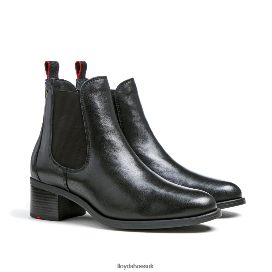 LLOYD Women Extralight SOLE LEATHER ANKLE BOOTS H4BXXT928 Shoes black