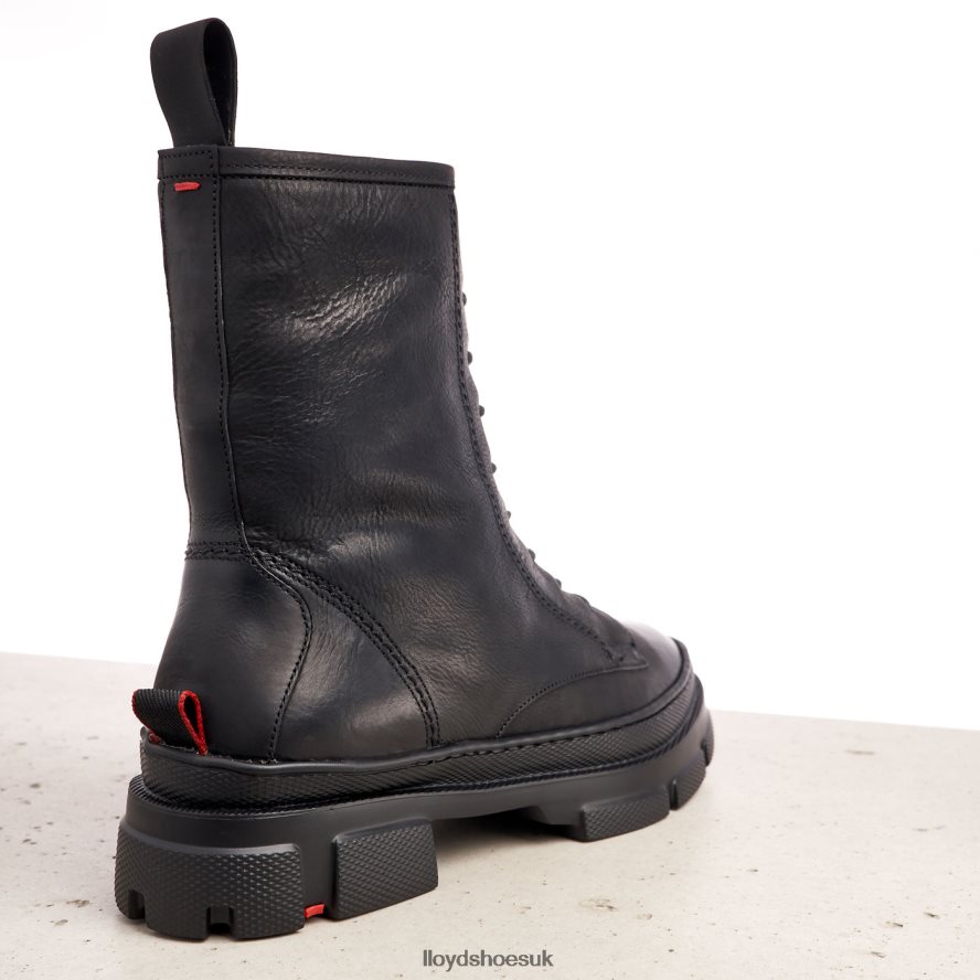 LLOYD Women Extralight SOLE LEATHER ANKLE BOOTS H4BXXT965 Shoes black