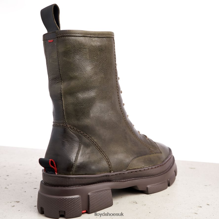 LLOYD Women Extralight SOLE LEATHER ANKLE BOOTS H4BXXT973 Shoes green