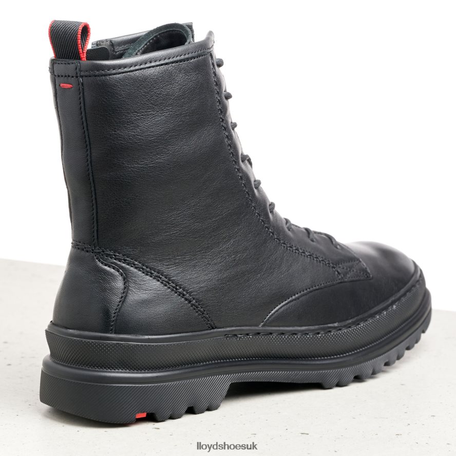LLOYD Women Extralight SOLE LEATHER ANKLE BOOTS H4BXXT974 Shoes black