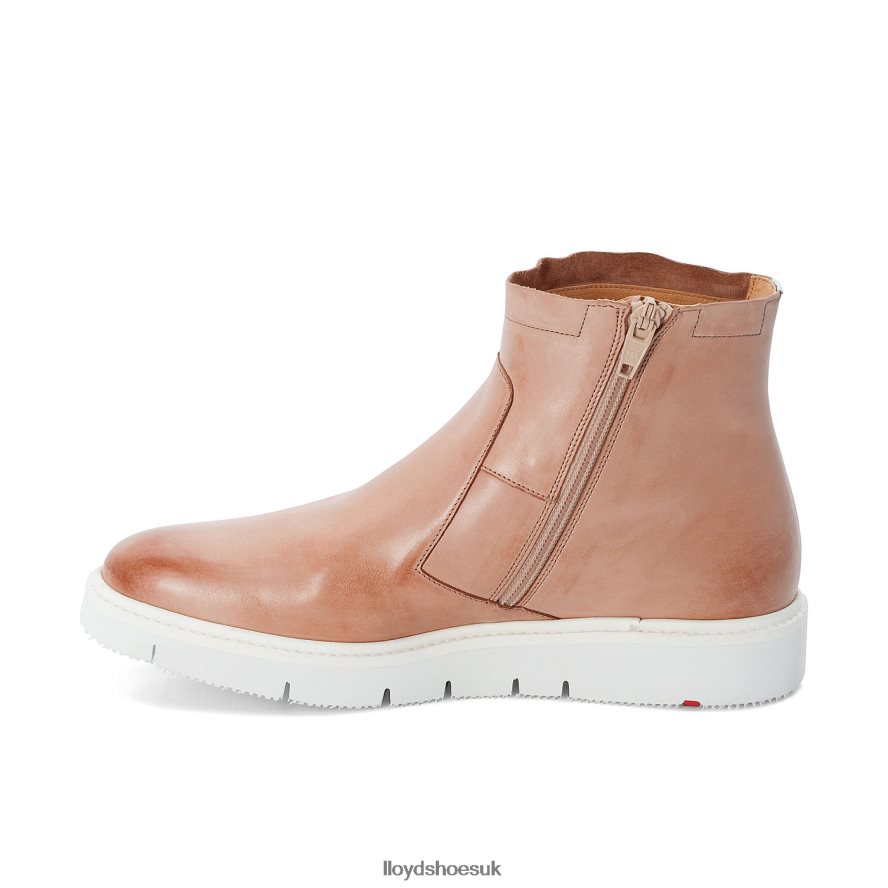 LLOYD Women Extralight SOLE LEATHER ANKLE BOOTS H4BXXT981 Shoes beige
