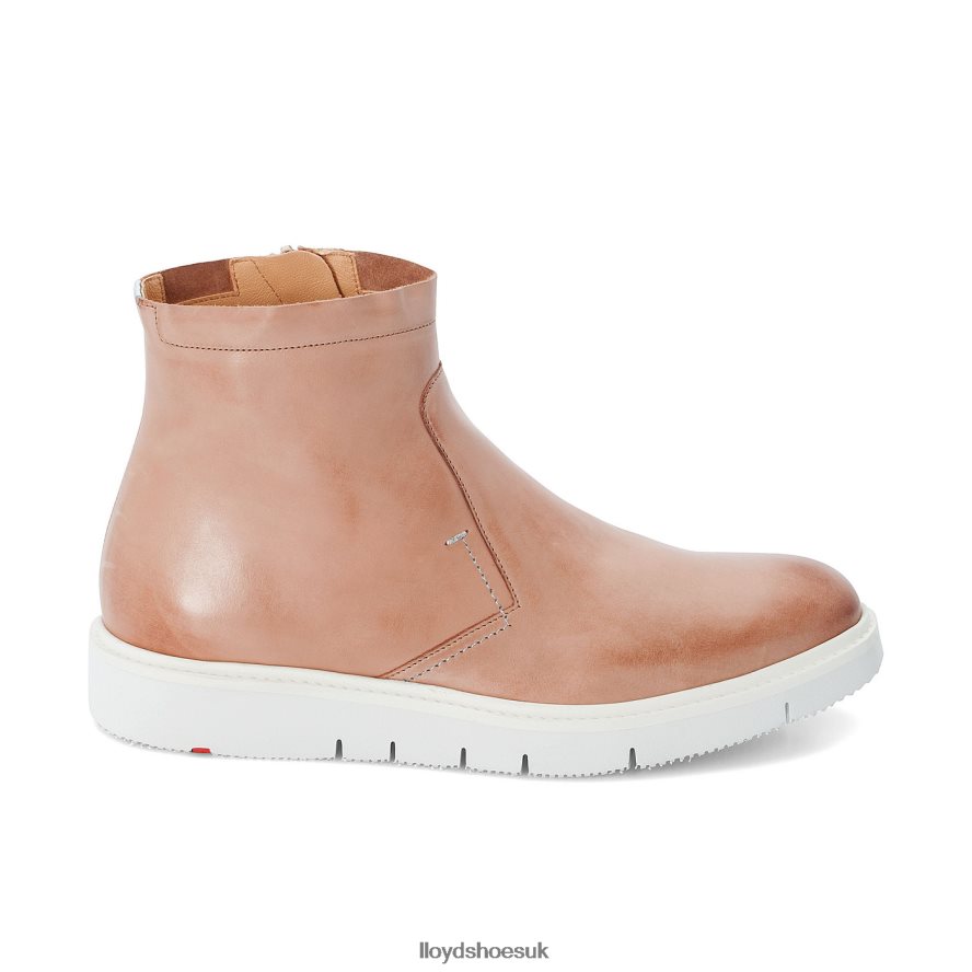 LLOYD Women Extralight SOLE LEATHER ANKLE BOOTS H4BXXT981 Shoes beige