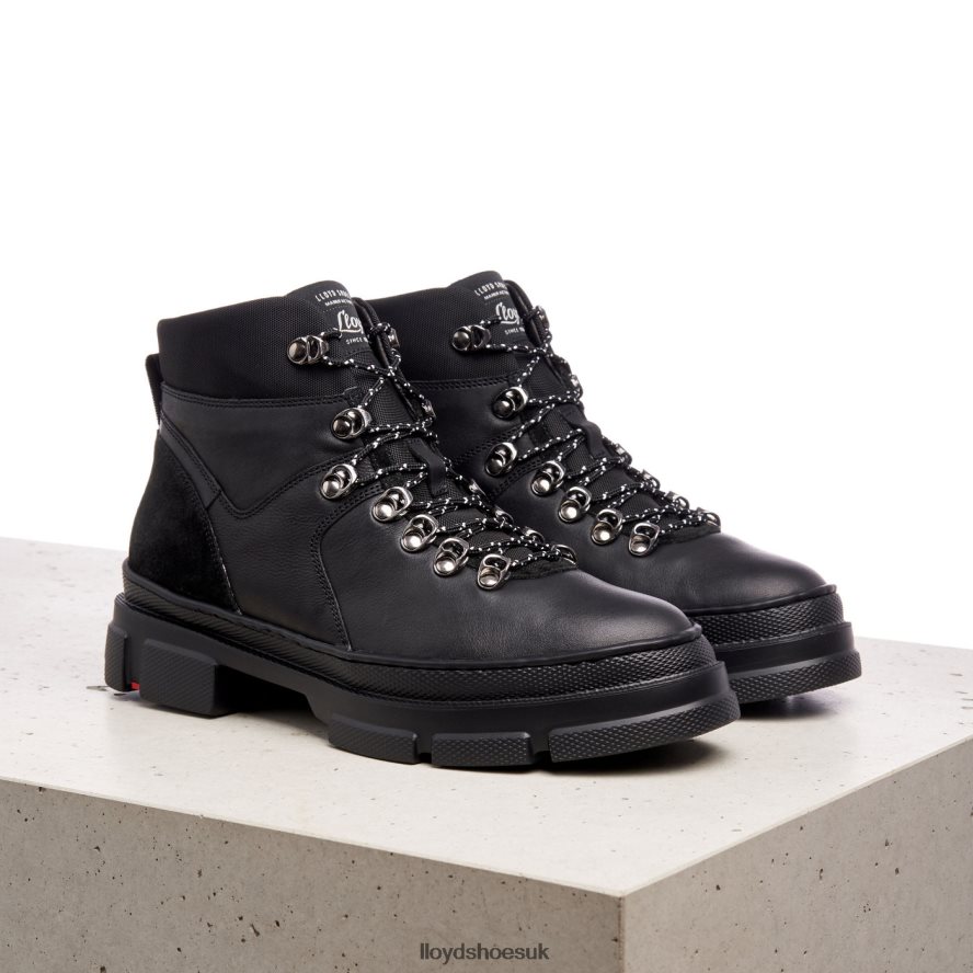 LLOYD Women Extralight SOLE LEATHER ANKLE BOOTS H4BXXT988 Shoes black