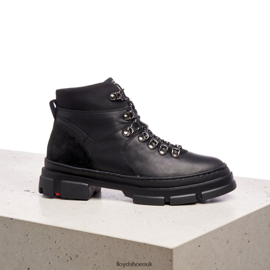 LLOYD Women Extralight SOLE LEATHER ANKLE BOOTS H4BXXT988 Shoes black