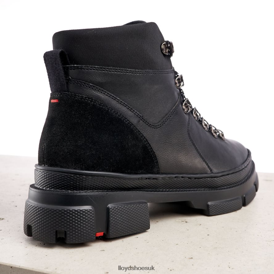 LLOYD Women Extralight SOLE LEATHER ANKLE BOOTS H4BXXT988 Shoes black