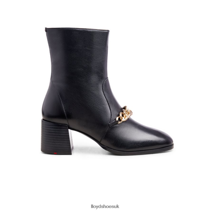 LLOYD Women LEATHER ANKLE BOOTS H4BXXT878 Shoes black