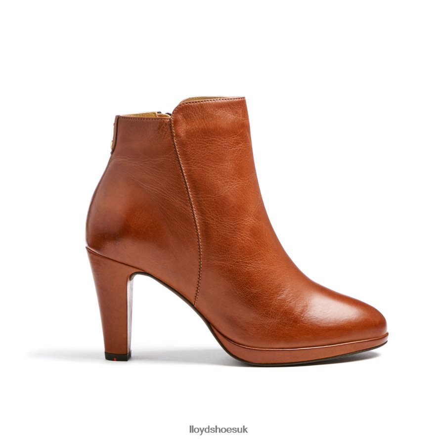 LLOYD Women LEATHER ANKLE BOOTS H4BXXT921 Shoes brown