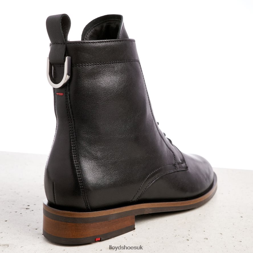 LLOYD Women LEATHER ANKLE BOOTS H4BXXT971 Shoes black