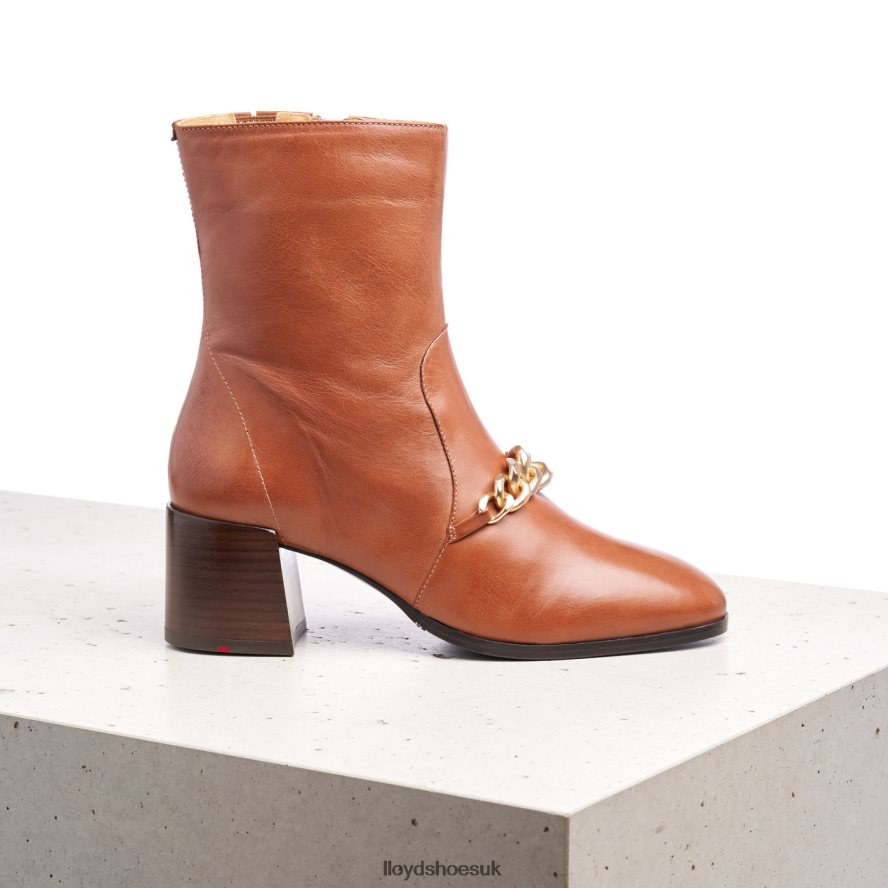 LLOYD Women LEATHER ANKLE BOOTS H4BXXT985 Shoes brown