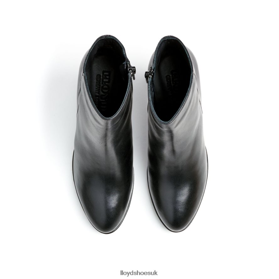 LLOYD Women SMOOTH LEATHER ANKLE BOOTS H4BXXT920 Shoes black