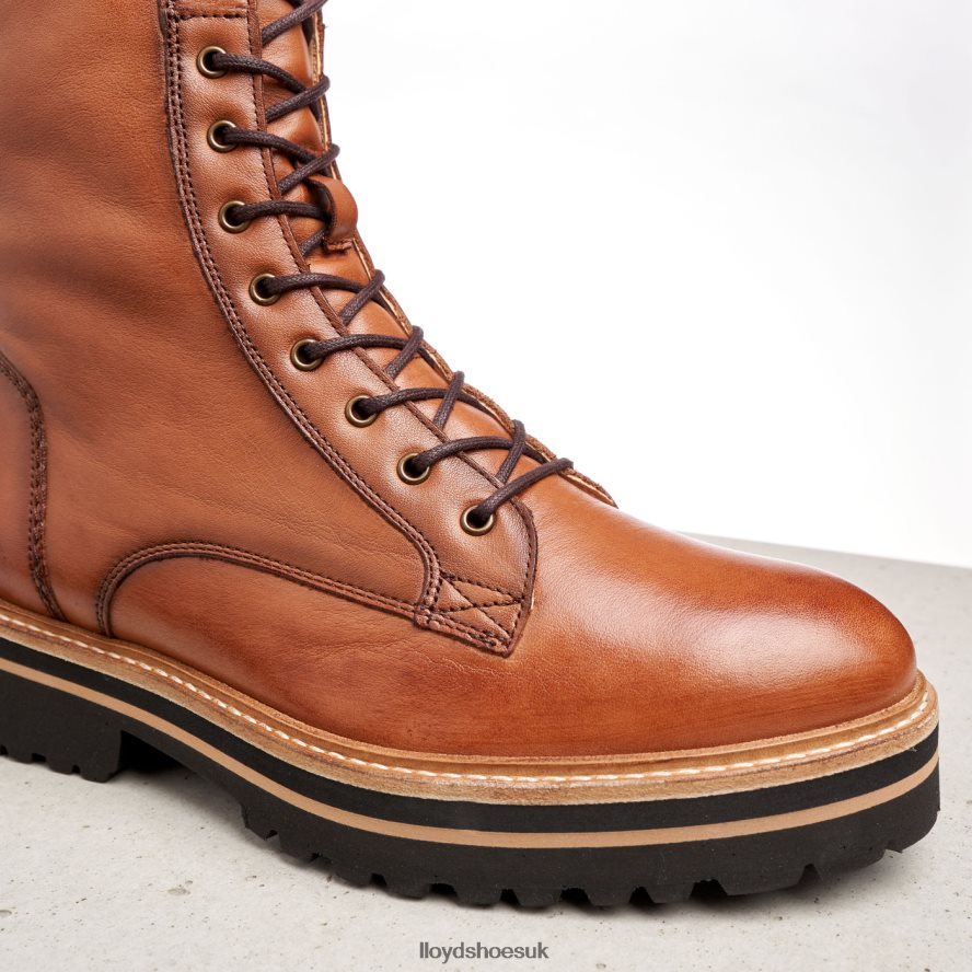 LLOYD Women SMOOTH LEATHER ANKLE BOOTS H4BXXT970 Shoes brown