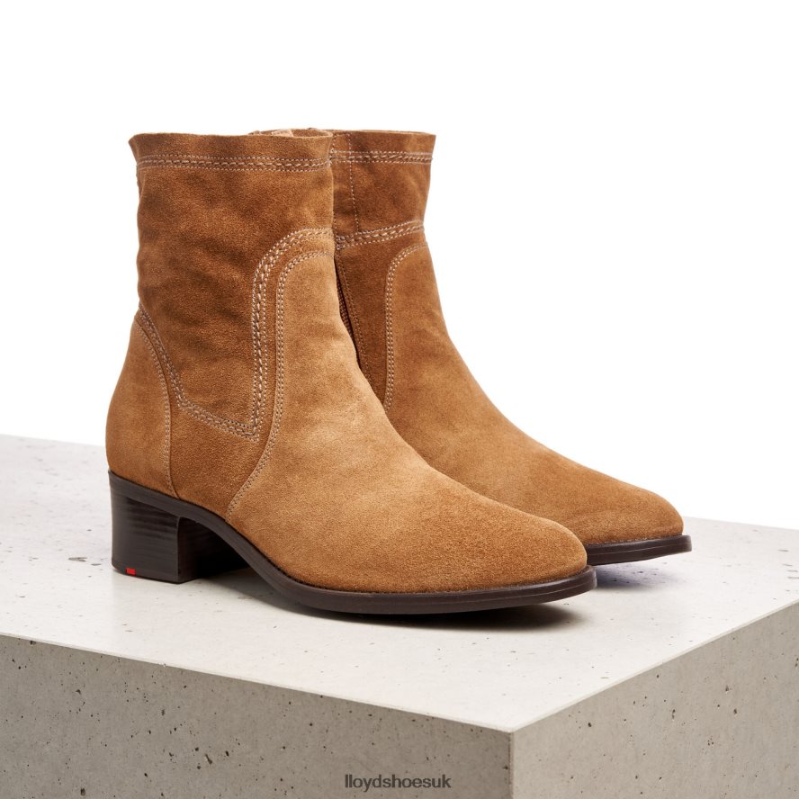 LLOYD Women breathable ANKLE BOOTS H4BXXT962 Shoes brown