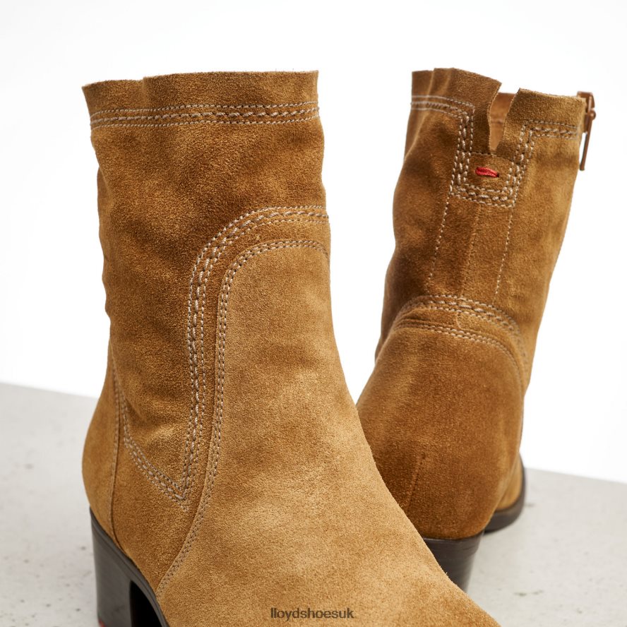 LLOYD Women breathable ANKLE BOOTS H4BXXT962 Shoes brown