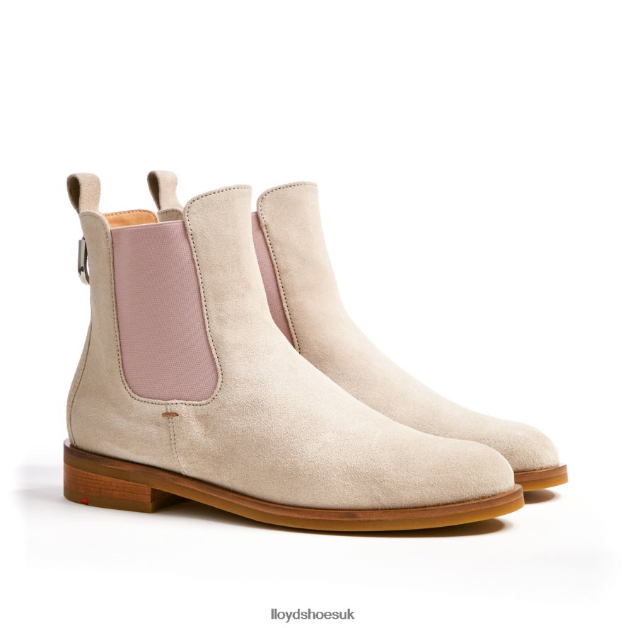 LLOYD Women easy slipping-into ANKLE BOOTS H4BXXT980 Shoes white