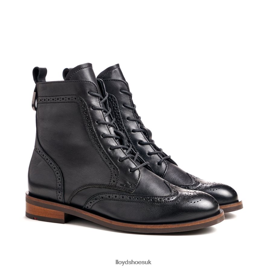LLOYD Women fashion leather ANKLE BOOT H4BXXT908 Shoes black