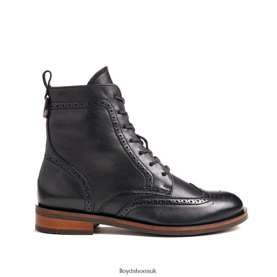 LLOYD Women fashion leather ANKLE BOOT H4BXXT908 Shoes black