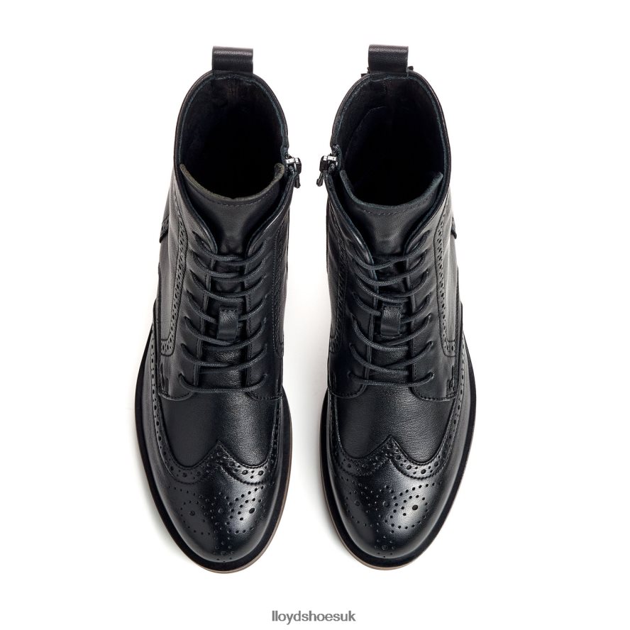 LLOYD Women fashion leather ANKLE BOOT H4BXXT908 Shoes black
