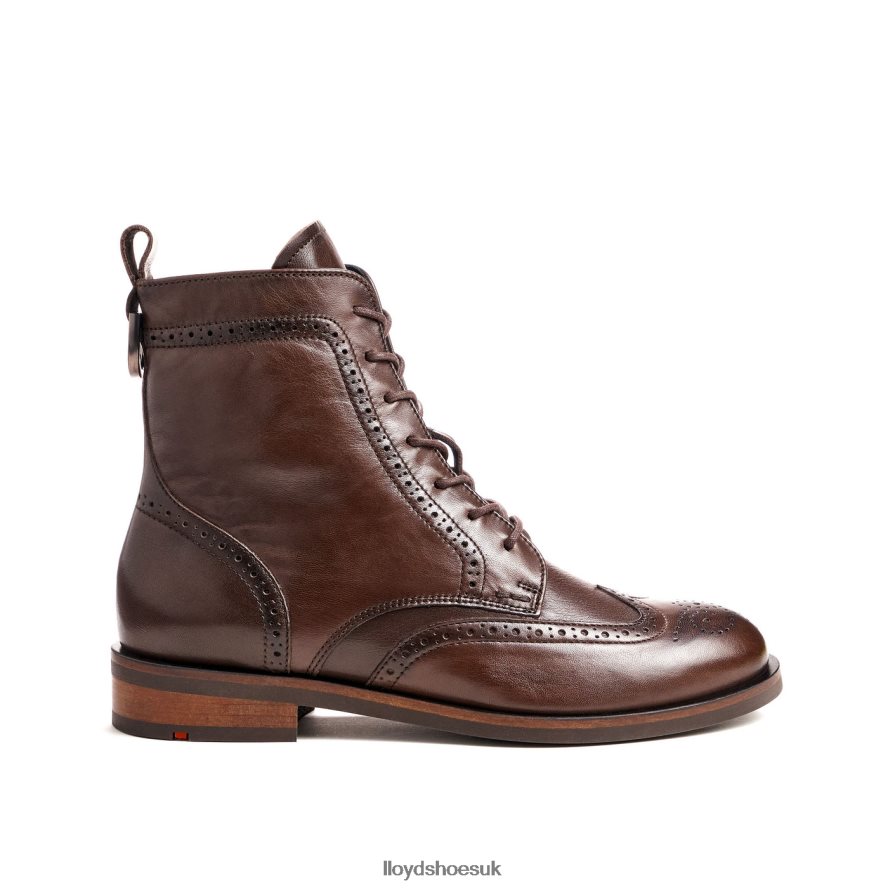 LLOYD Women fashion smooth leather ANKLE BOOT H4BXXT877 Shoes brown