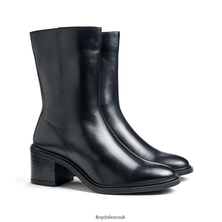 LLOYD Women fashion smooth leather ANKLE BOOT H4BXXT885 Shoes black