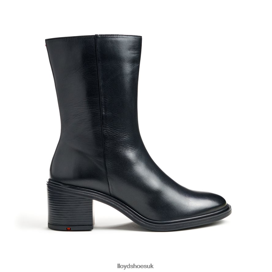 LLOYD Women fashion smooth leather ANKLE BOOT H4BXXT885 Shoes black