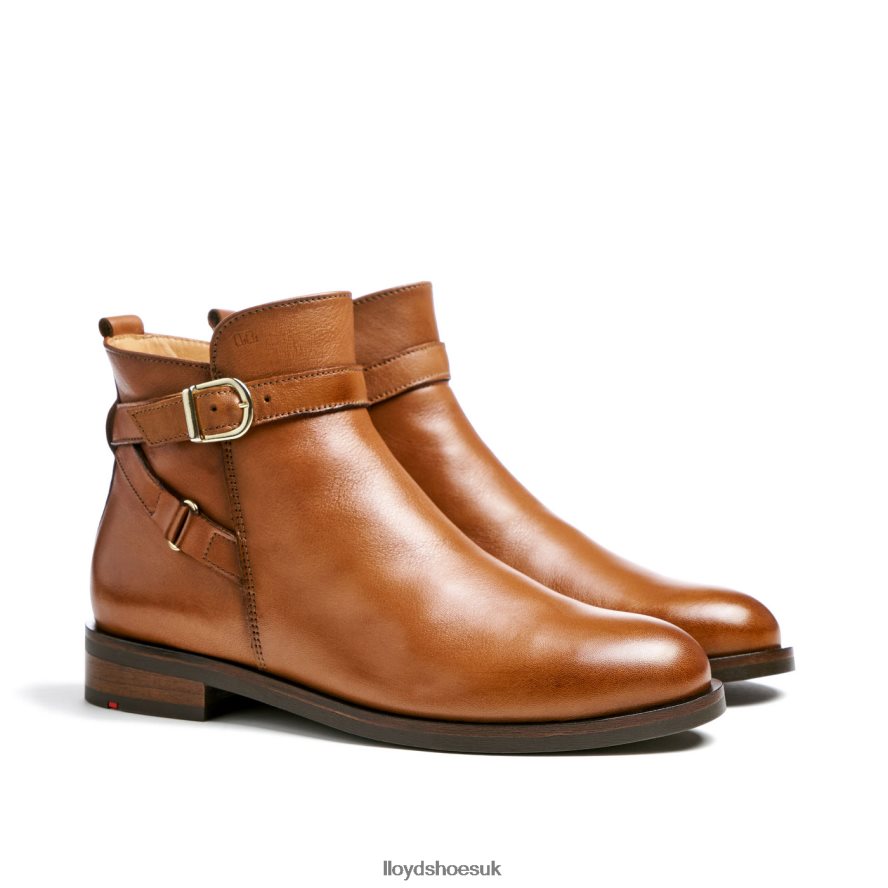 LLOYD Women fashion smooth leather ANKLE BOOT H4BXXT900 Shoes brown