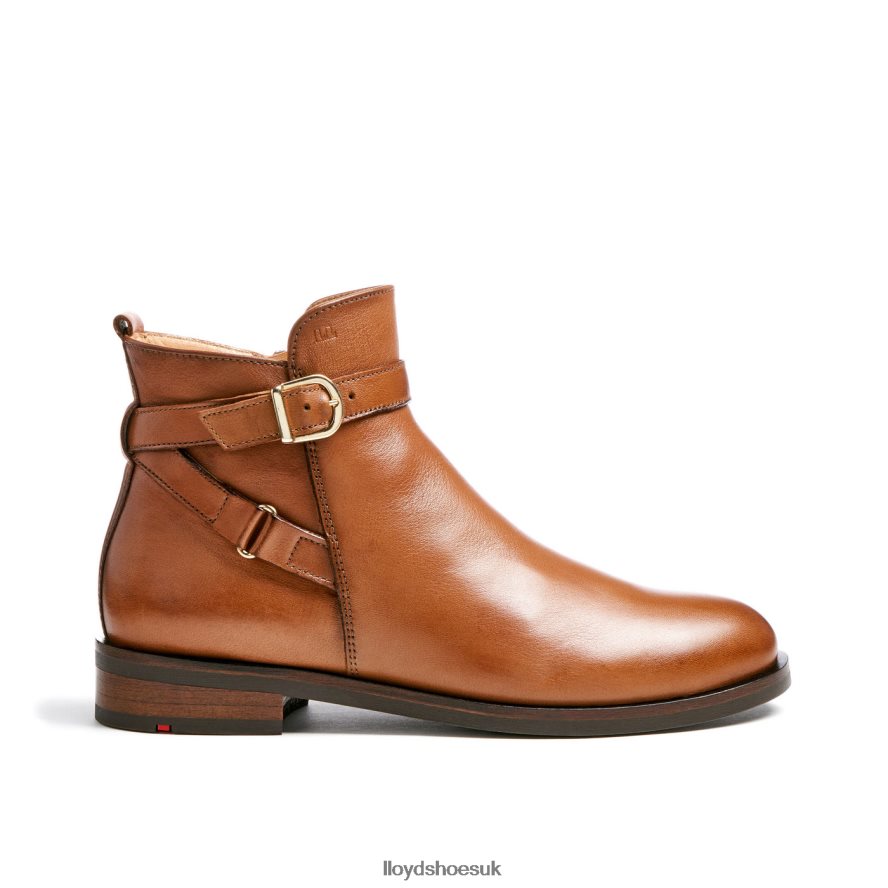 LLOYD Women fashion smooth leather ANKLE BOOT H4BXXT900 Shoes brown
