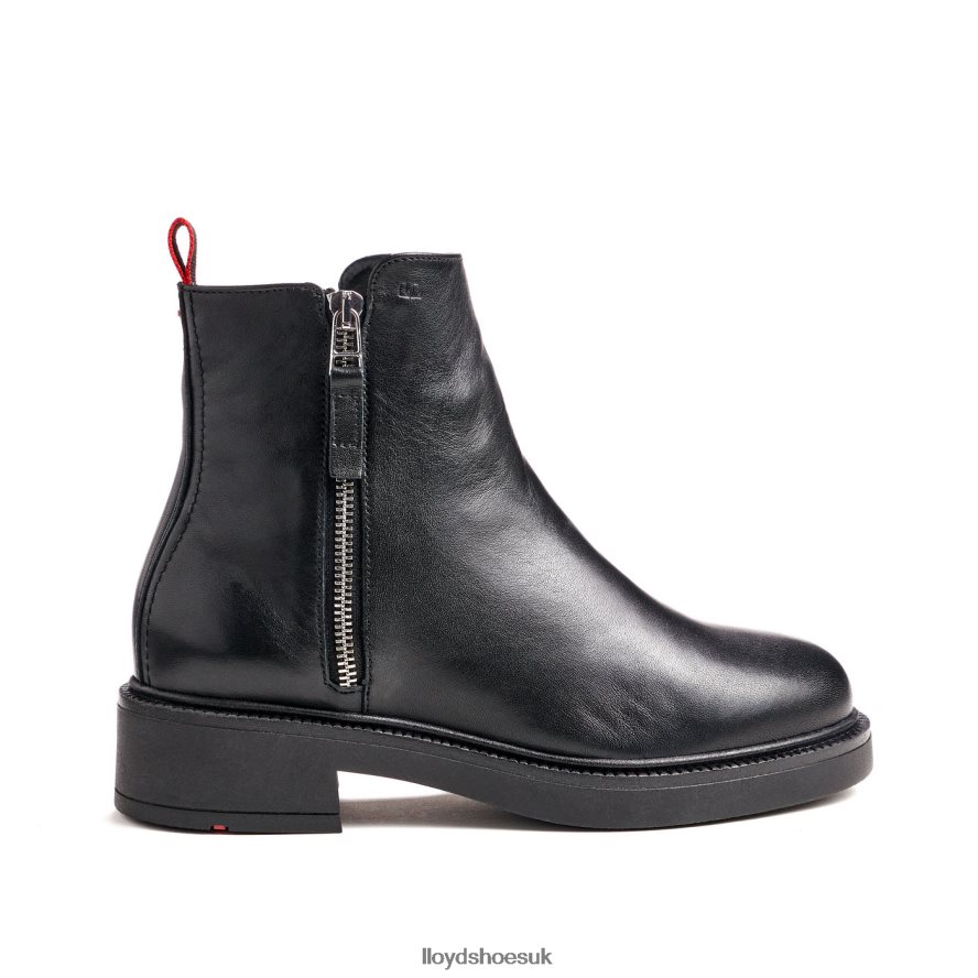 LLOYD Women fashion smooth leather ANKLE BOOT H4BXXT918 Shoes black