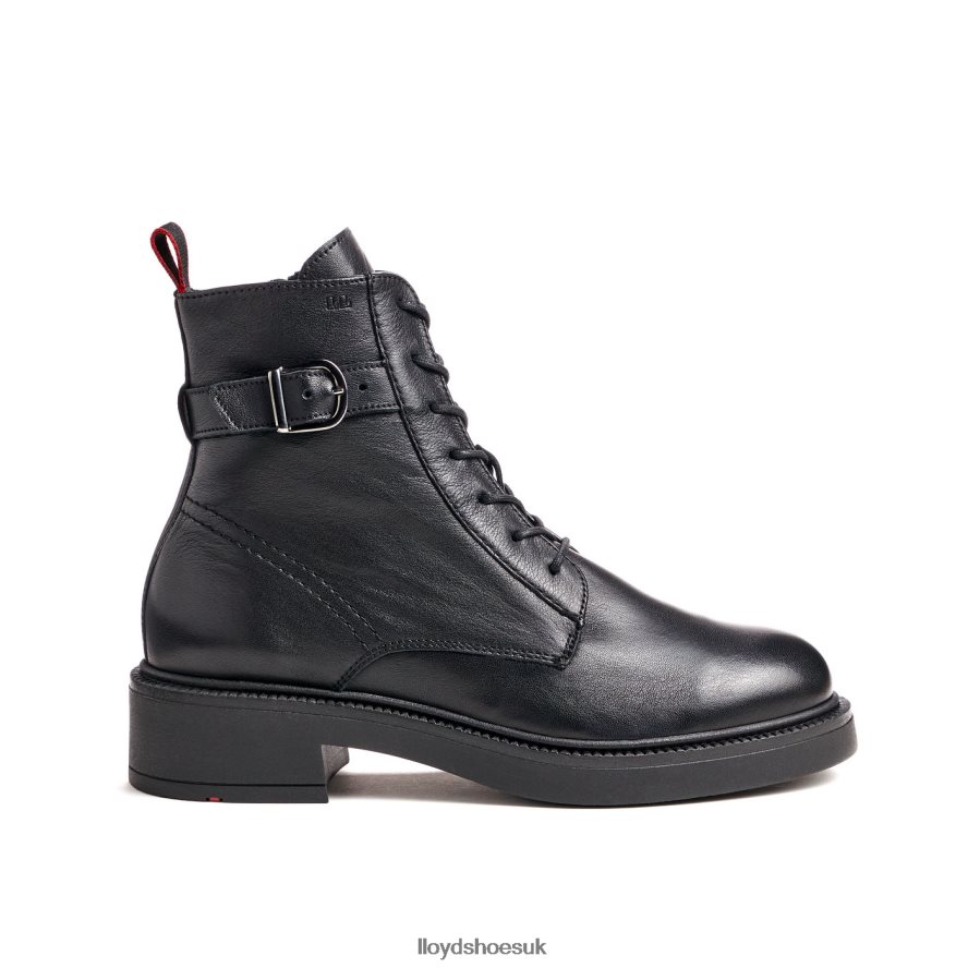 LLOYD Women fashion smooth leather ANKLE BOOT H4BXXT961 Shoes black
