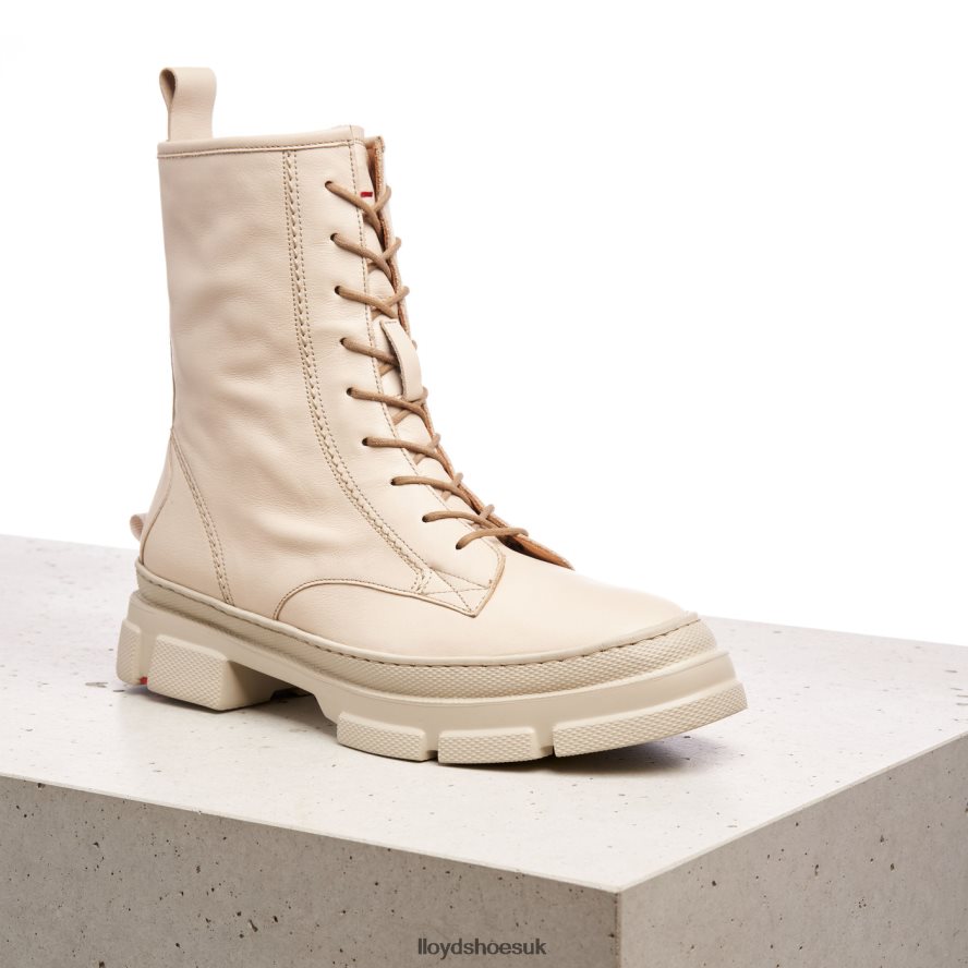 LLOYD Women lace-up ANKLE BOOTS H4BXXT936 Shoes beige