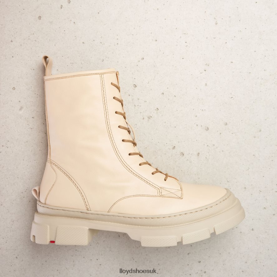 LLOYD Women lace-up ANKLE BOOTS H4BXXT936 Shoes beige