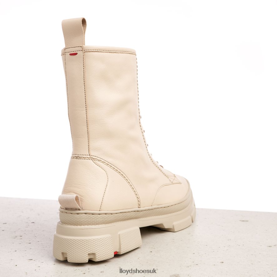LLOYD Women lace-up ANKLE BOOTS H4BXXT936 Shoes beige