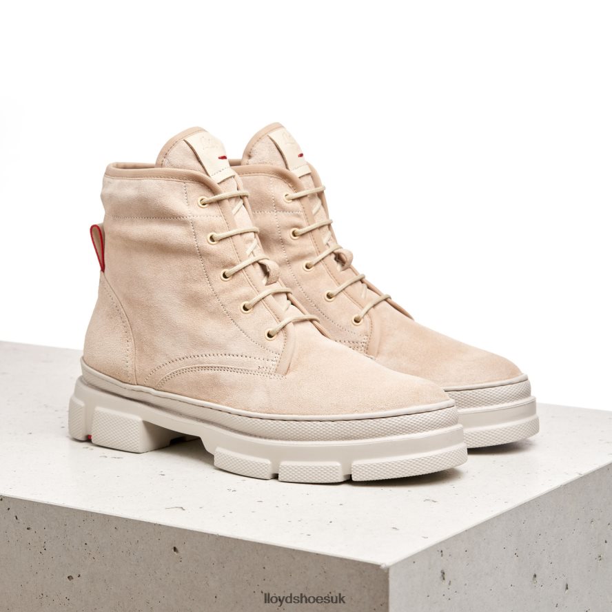 LLOYD Women lace-up ANKLE BOOTS H4BXXT977 Shoes beige