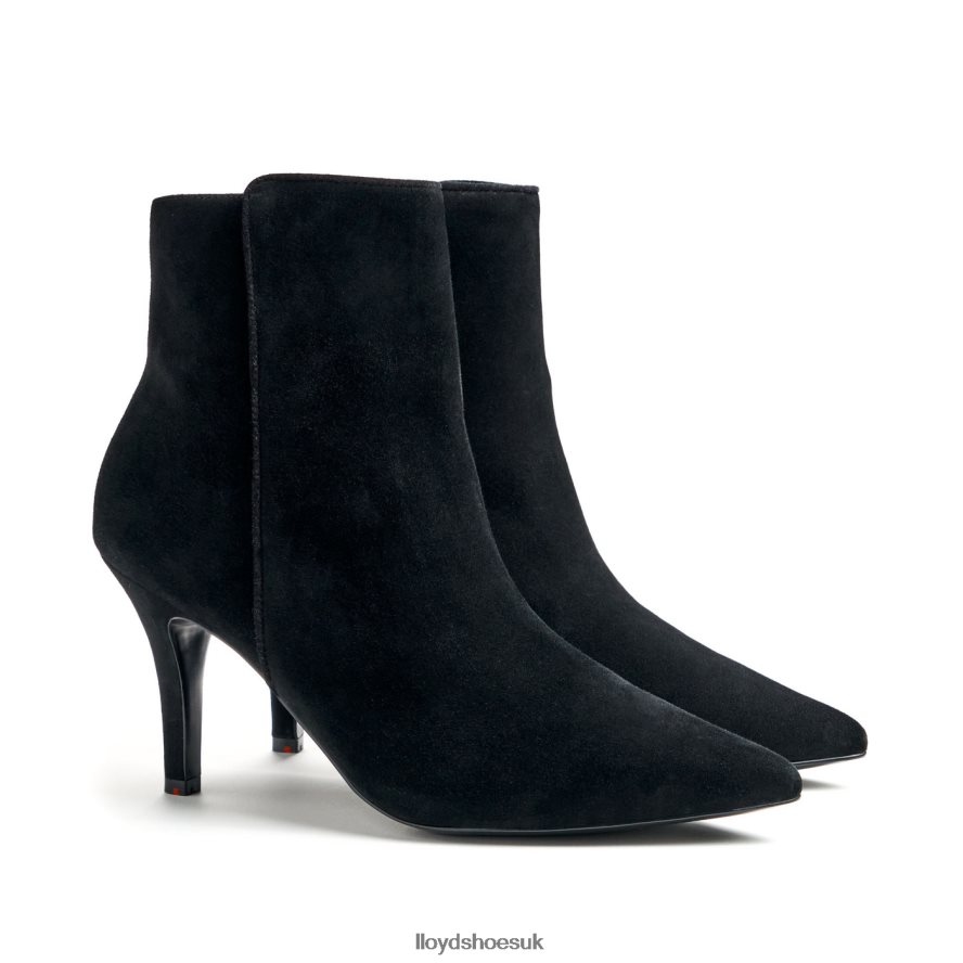 LLOYD Women rough leather ANKLE BOOT H4BXXT879 Shoes black