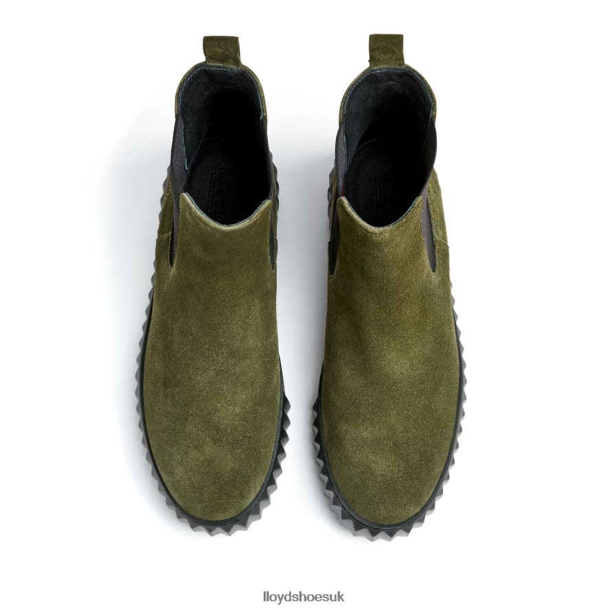 LLOYD Women rough leather ANKLE BOOT H4BXXT883 Shoes green