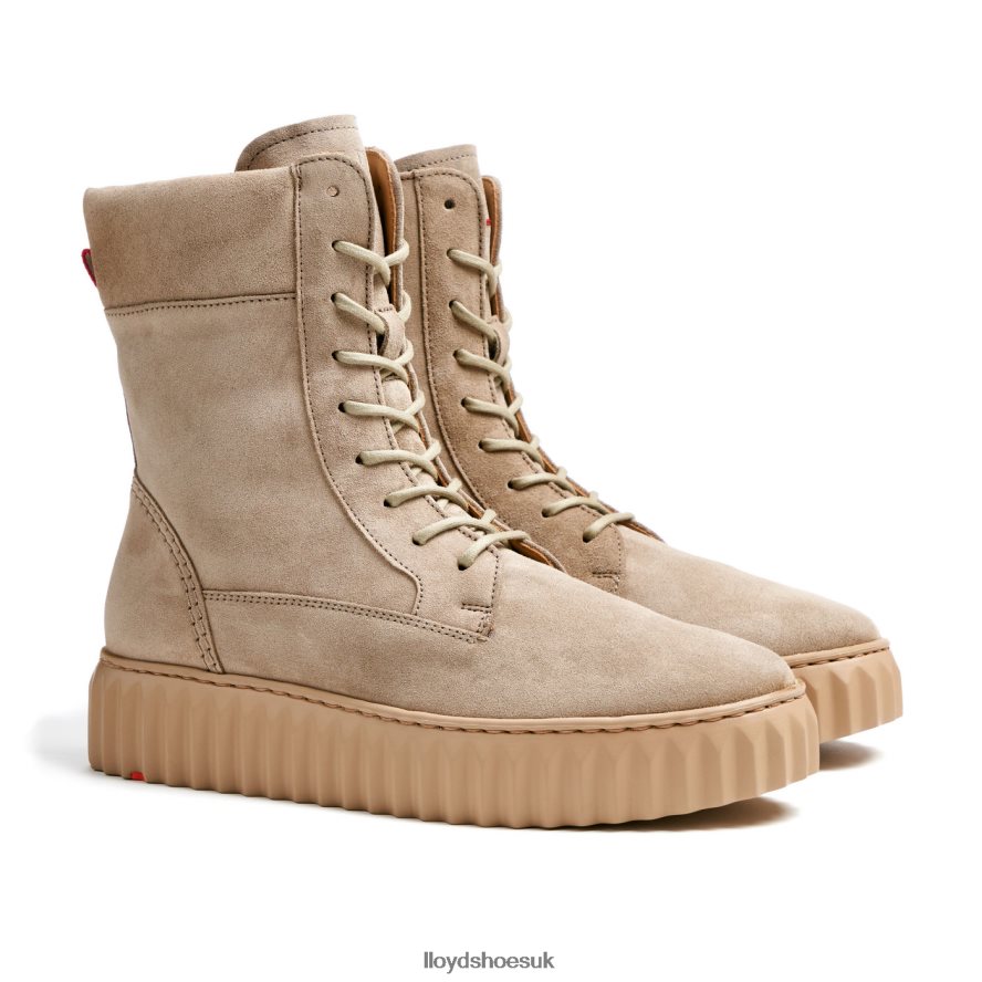 LLOYD Women rough leather ANKLE BOOT H4BXXT888 Shoes beige